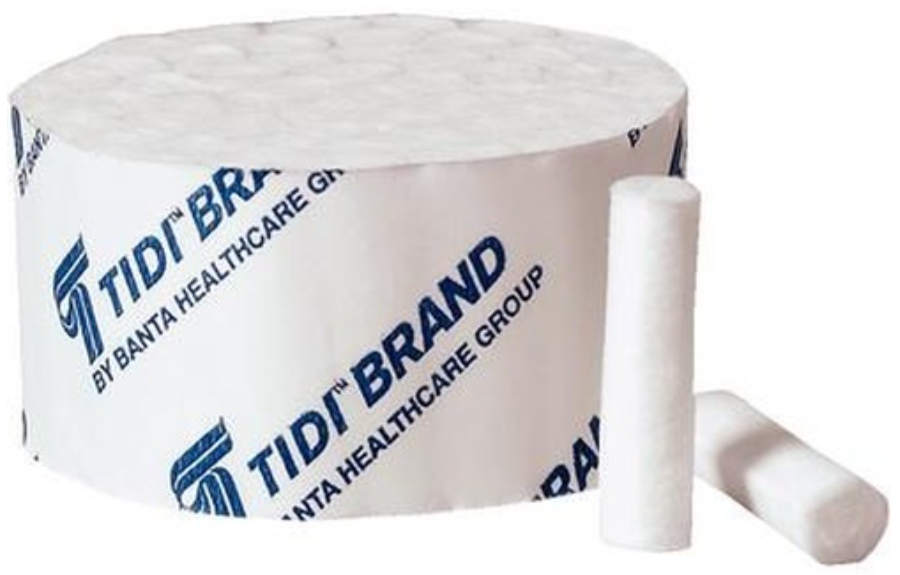 Tidi 969123 Dental Cotton Rolls #3 Large 1.5 Tidi 969123 Dental Cotton Rolls #3 Large 1.5